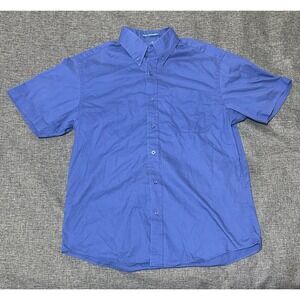 Port Authority Men's S Blue Short Sleeve Shirt